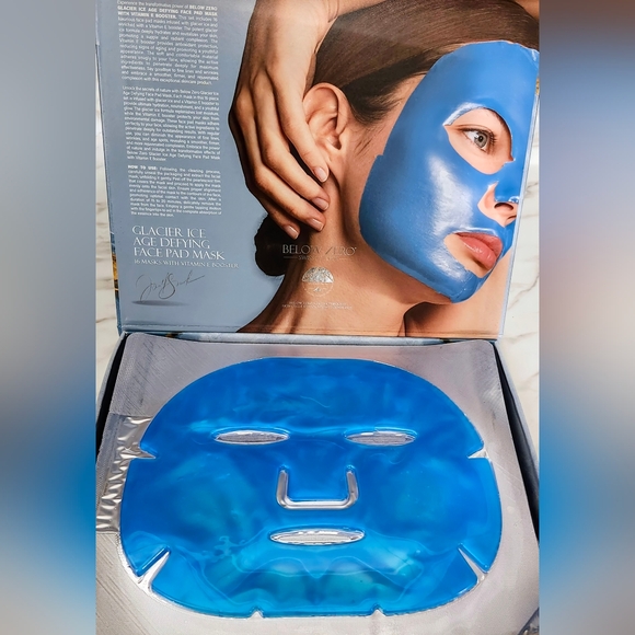 Below Zero Glacier Ice Age-Defying Face Pad Mask